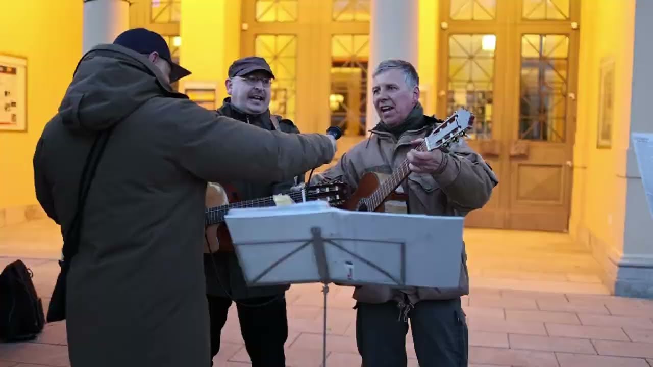 Spaziergang in Gera mit Christian Klar, Frank Rennicke und Andi Hoffnung am 22.04.24