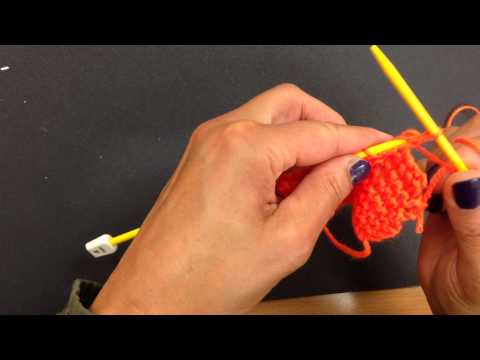 Right handed casting off.