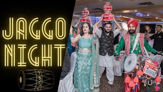 Jaggo Ceremony | DJ Night | Canada | Punjabi Wedding| Gurpreet &amp; Akanksha Highlights