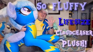 Lifesize Mlp Custom Plush Wonderbolt Cloudchaser Unboxing