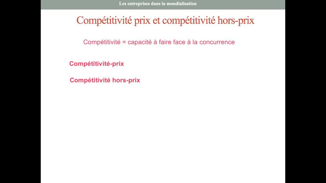 Quels Sont Les Fondements Du Commerce International Dissertation Corrigé