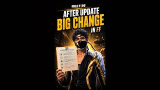 After Update Big Change in FF 🤯 #shortfeed #primezero #tondaegamer