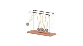 牛頓擺 Newton's Cradle by Autodesk Inventor