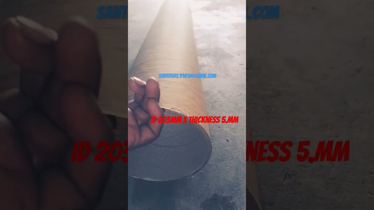 paper core pipe id 🆔 203mm x thickness 05mm santoshs.9921@gmail.com 