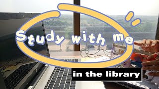 3 HOURS of Study With Me in the Library| Increase Productivity, No Music