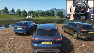 Porsche Cayenne Turbo - Forza Horizon 4 Online | Logitech g29 gameplay