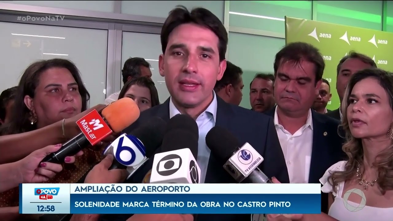 Solenidade marca término de ampliação do aeroporto Castro Pinto - O Povo na TV