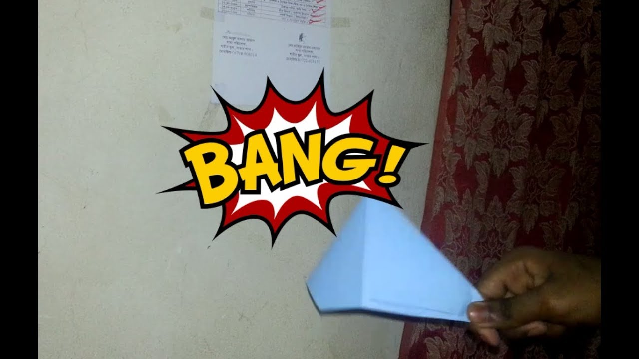 How To Make Paper Popper Origami Instructions YouTube