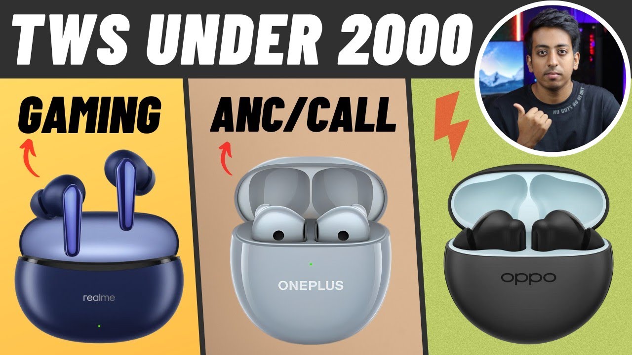 Top 3 Best TWS Earbuds Under 2,000⚡ Best Wireless Earbuds under 2,000 Best TWS under 2k in