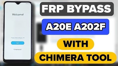 SAMSUNG A20E (A202F) FRP BYPASS AND BOOT REPAIR WITH CHIMERA TOOL 2025