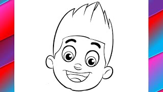 Adim Adim Paw Patrol Ryder Nasil Çi̇zi̇li̇r Basi̇t Ve Kolay