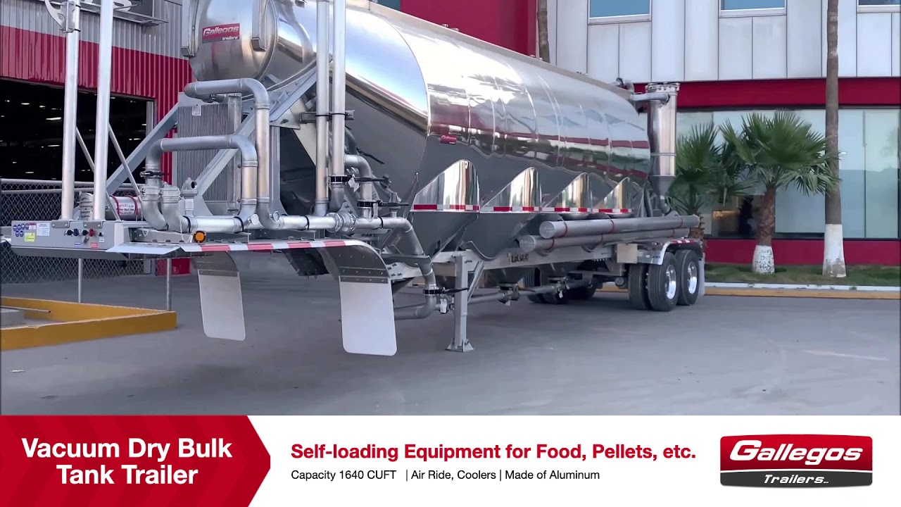 Vacuum Dry Bulk Tank Trailer Gallegos Trailers YouTube Vacuum Dry Bulk Tank Trailer Gallegos Trailers YouTube