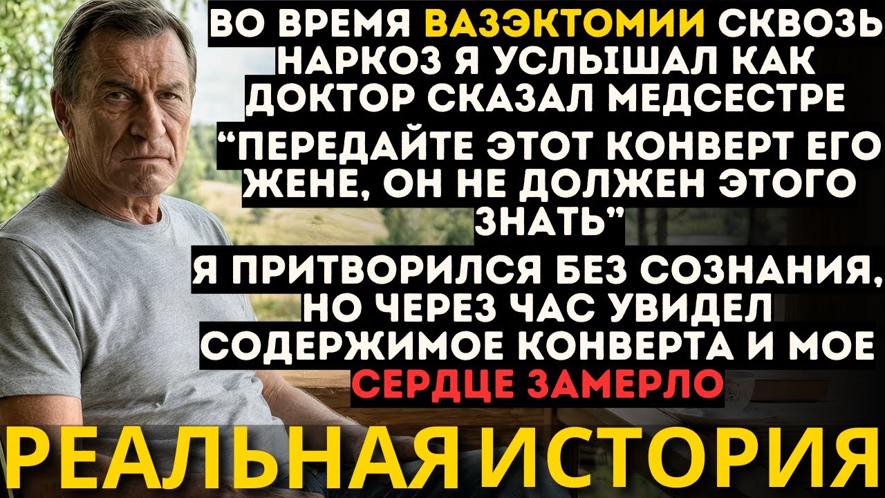НАРКОЗ НЕ ПОДЕЙСТВОВАЛ И Я УСЛЫШАЛ, КАК ХИРУРГ РАСКРЫЛ 25 ЛЕТ ЛЖИ, КОТОРУЮ СКРЫВАЛА МОЯ ЖЕНА