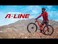 Spartan 275 aline mtb bicycle alloy  gloss red  features