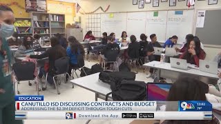Canutillo ISD discussing contracts and budget