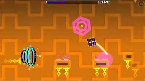 Geometry Dash Gameplay - Custom Levels #1 - Hexagon Hyperdrive by Mitchell