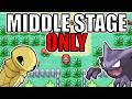 Beating a Fire Red Nuzlocke with only MIDDLE Stage Pokémon!