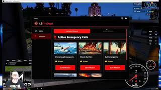 FiveM - GTA V- Megamap RP - LIVE FIRE DEPARTMENT PARAMEDIC ACTION!!