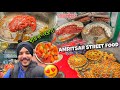 Amritsari puri chole  gajar da halwa  gur da halwa  amritsar street food