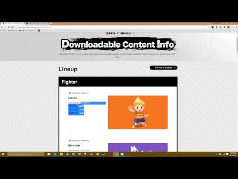 Video: Super Smash Bros. 3DS En Wii U Lucas DLC Releasedatum