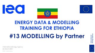 IEA Training for Ethiopia on statistics and modelling: modelling by Partner