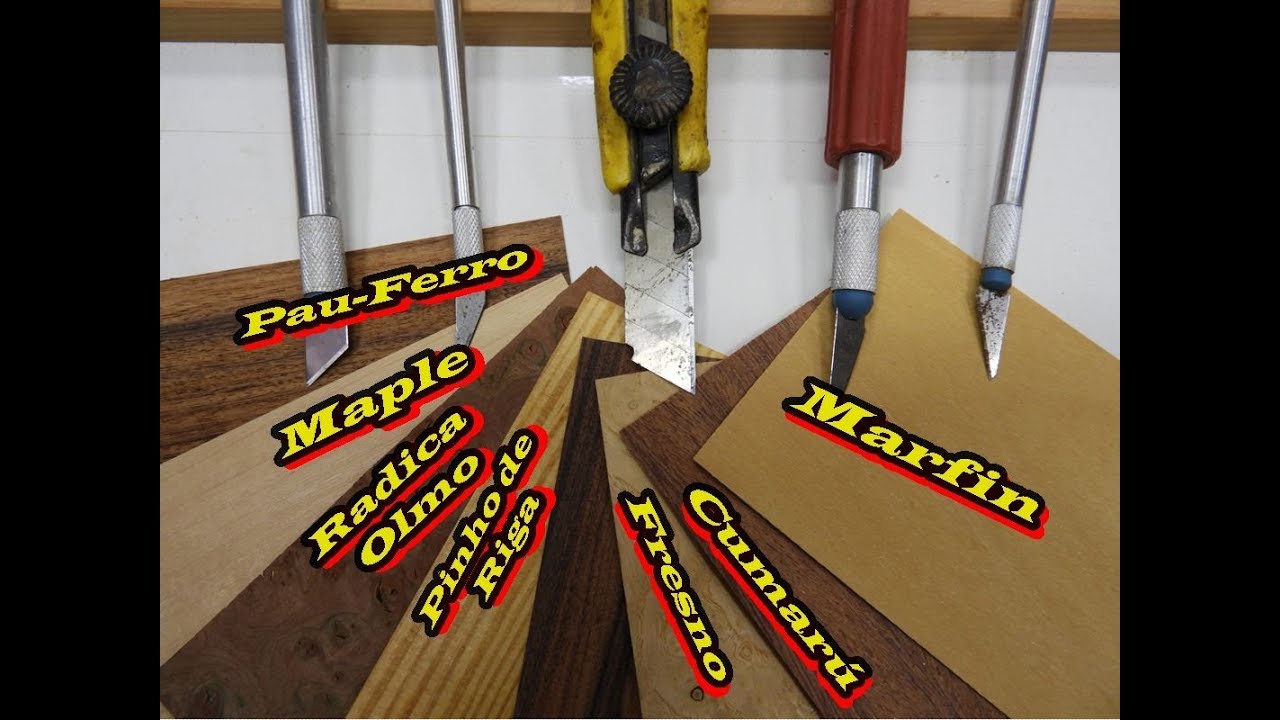 O segredo para cortar e trabalhar laminas de madeira( The secret to cutting and working wood sheets.