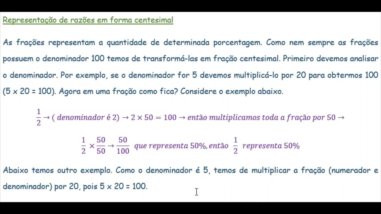 Transforme Fração em Porcentagem #fracaoemporcentagem #porcentagem #fo