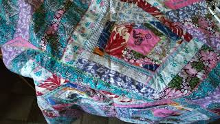 Печворк. Игровой коврик внуку / Покрывало Crazy Quilt for baby grandson Mila Bali