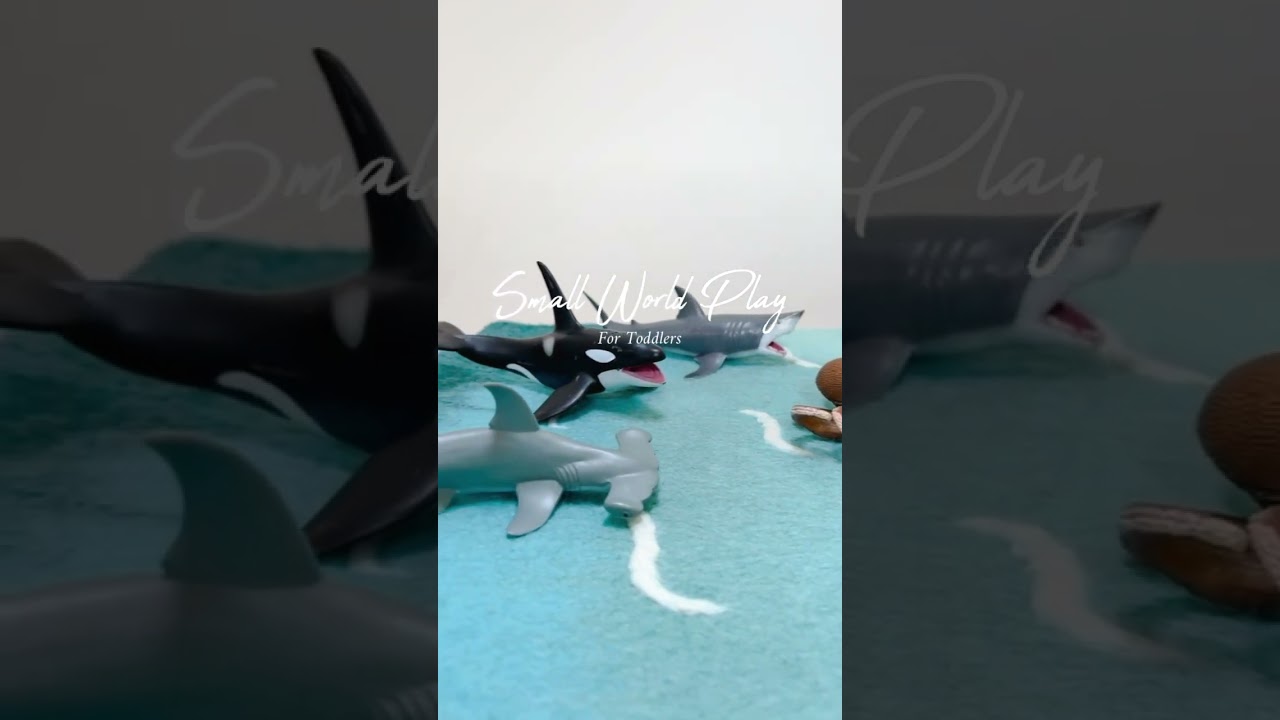 Toddler Play Ideas - Sea Animal Figurines | Open Ended Play | Toddler toys gift ideas | Playroom
