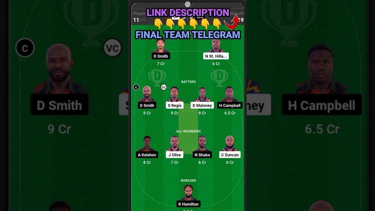 CP vs BLB Dream11 Prediction || Cinnamon Pacers  vs Bay Leaf Blasters today's match Team 