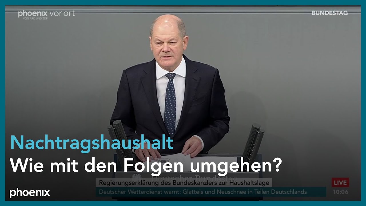 Taurus-Streit: Kanzler Scholz gibt Regierungserklärung | heute im Parlament