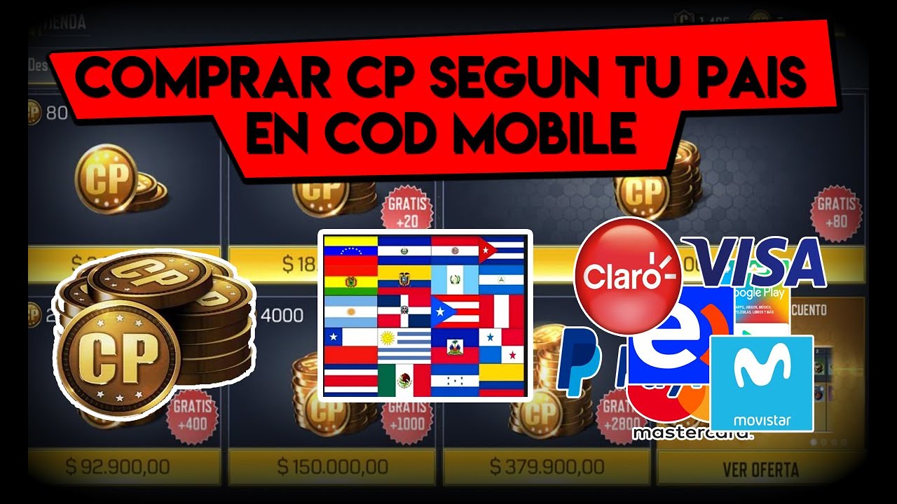 JulayMan - Tu Recarga Segura - Precios CP - Call of Duty mobile