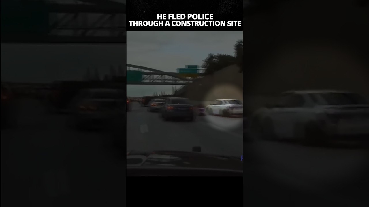 He Left the Highway to Escape Police