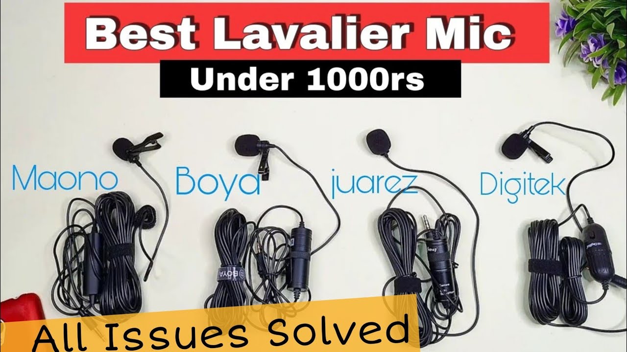 Top 5 Budget Lav/Collar Mic for Youtube in India With Full Setup