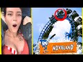 MUOIO DI PAURA SU UN ROLLER COASTER AL CONTRARIO!!! 😱 Movieland 2020