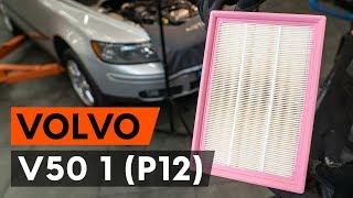 Skift Luftfilter VOLVO V50 (MW) - videovejledning