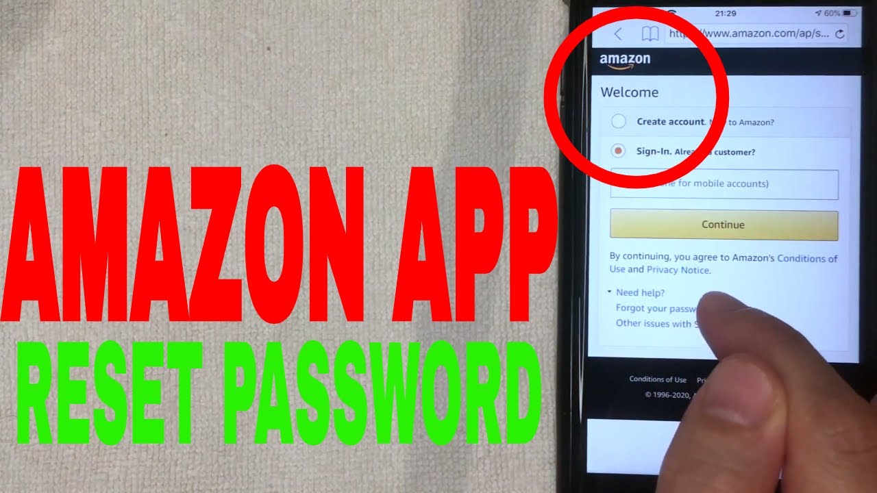 How To Reset Amazon Password 🔴 YouTube