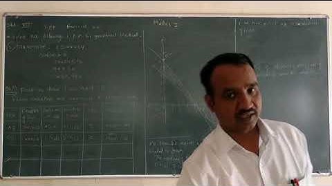 Linear Programming ; lecture 6 by Atul Limgude sir