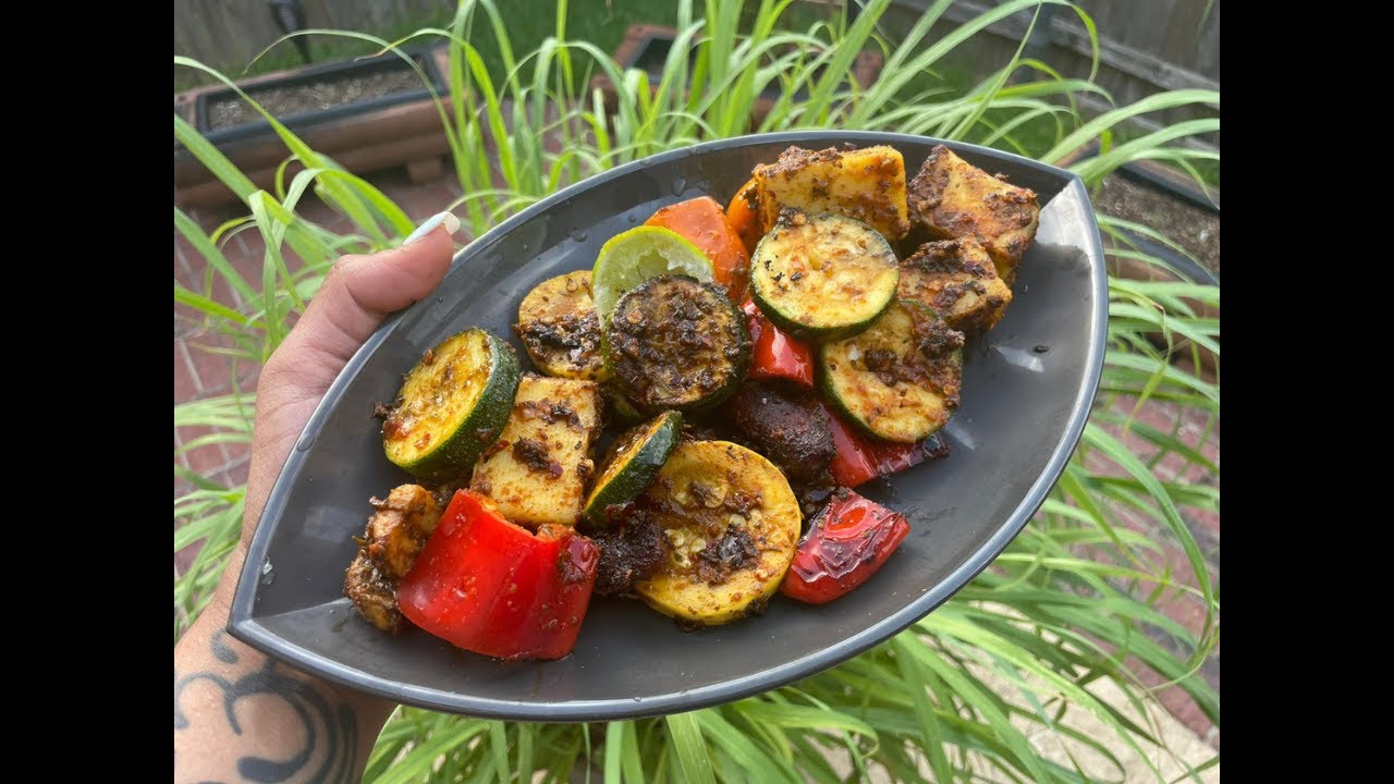 Portuguese BBQ Marinade Sauce Spicy Grilled Vegetables YouTube