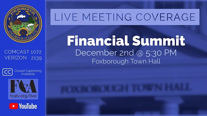 Foxborough Financial Summit 12/2/25