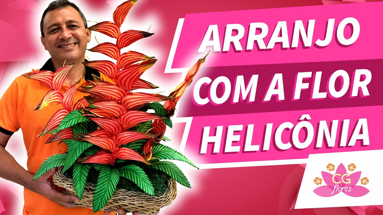 ARRANJO COM A HELICÔNIA | PASSO A PASSO