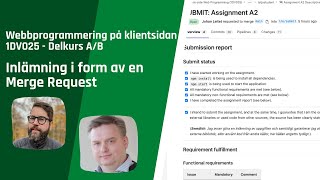 1DV025 - Inlämning via Merge request