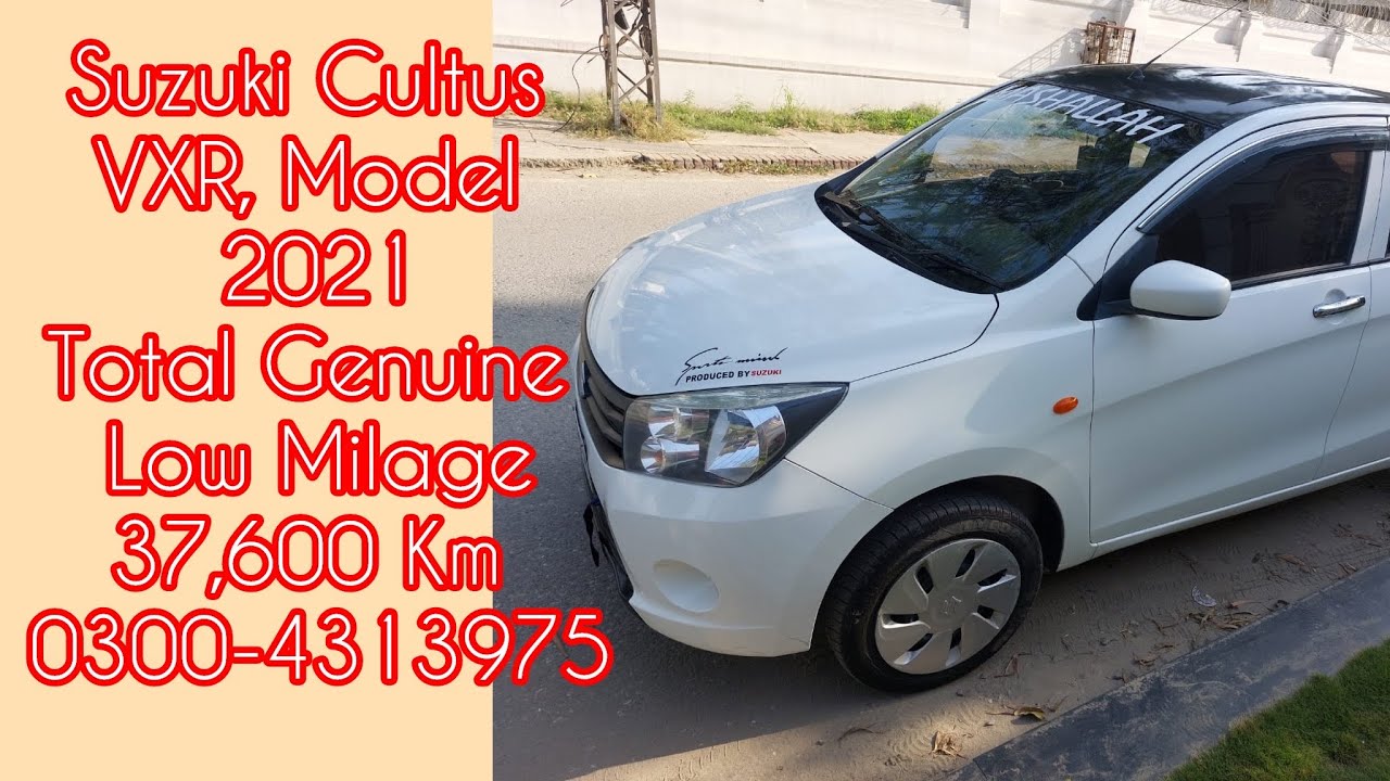 Suzuki Cultus VXR 2021 Model