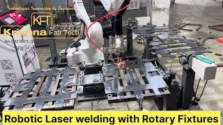 Robotics Laser welding machine with Rotating Fixture 
