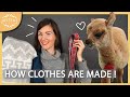 How clothes are made (from start to finish) *including cute alpacas*