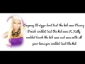 Nicki minaj  up in flames lyrics