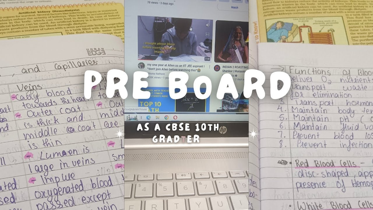 Study vlog malayalam | Study vlog as a CBSE 10th grader ...