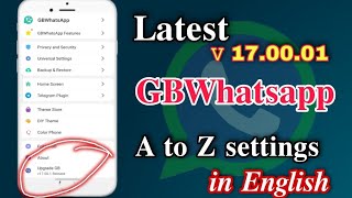 Latest GBWhatsapp 17.00.1 all features in English || screenshot 3
