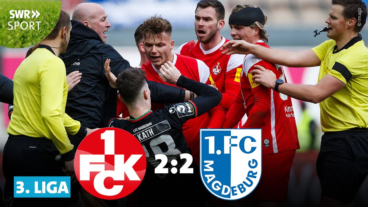 3. Liga: Zwei Elfmeter, vier Tore, eine Rote Karte - FCK und Magdeburg mit wildem Remis | SWR Sport