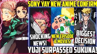 Sony Yay New Anime Officially Announced! | JJK Shocking News | Boruto Anime Big Update | Sam Boy